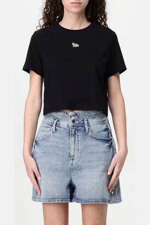 Maison Kitsuné T-shirt crop in cotone