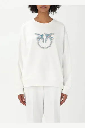 Pinko Felpa in cotone con monogram