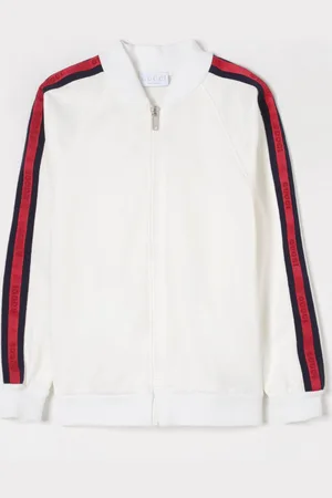 Gucci Bomber in poliestere e cotone Web