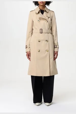 Burberry Trench a doppiopetto lungo in cotone