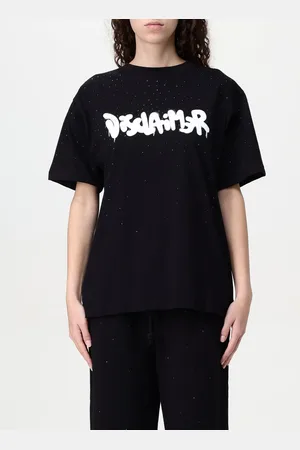 DISCLAIMER T-shirt in cotone con logo