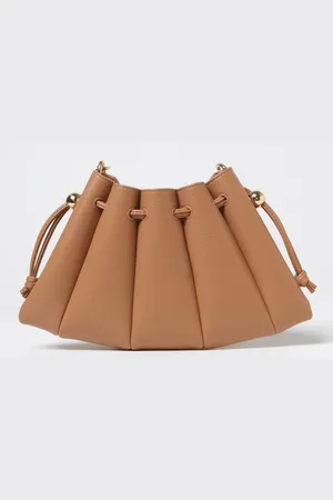 THEMOIRÈ Borsa Dafne in pelle vegana plissettata