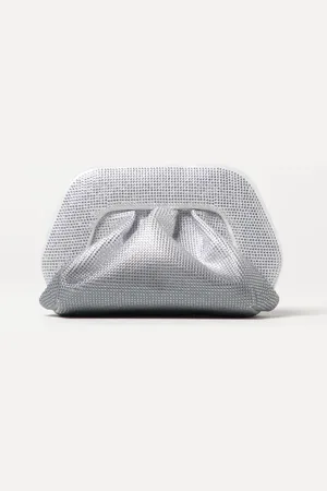 THEMOIRÈ Clutch Gea in pelle vegana con strass