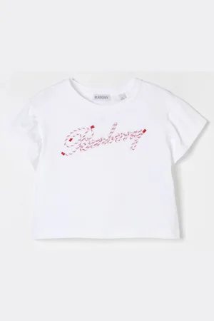 Burberry T-shirt in cotone con logo