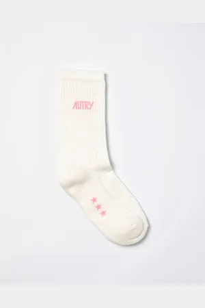 Autry Calze in cotone con logo jacquard