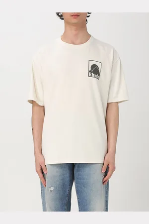 Rhude T-shirt in cotone con stampa logo