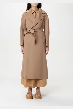 Max Mara Cappotto a vestaglia in lana vergine