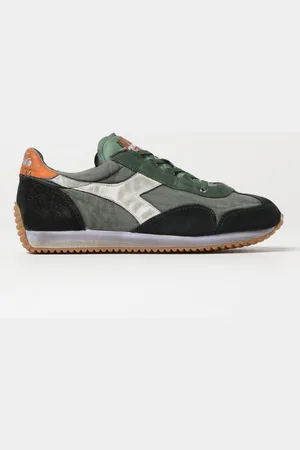 Diadora Sneakers Equipe Dirty Sw Evo in camoscio e canvas used