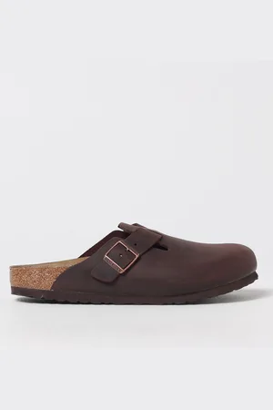 Birkenstock Sabot Boston in pelle oliata