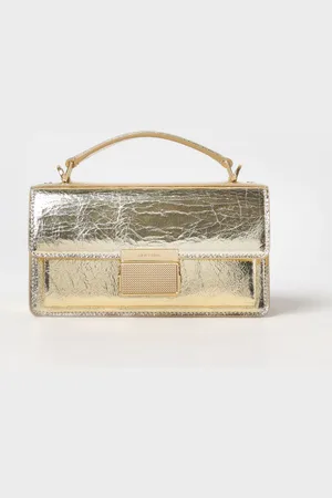 Golden Goose Borsa Venezia Small in pelle laminata cracklè