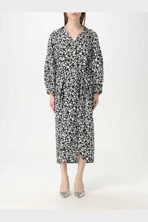 Marni Abito chemisier in cotone con stampa floreale
