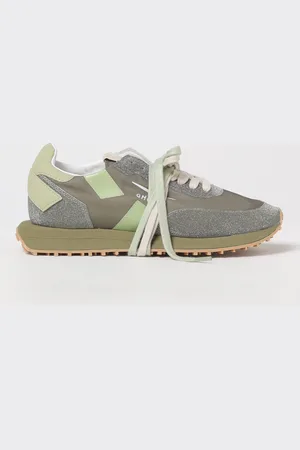 Ghoud Sneakers Rush in pelle e tessuto glitter