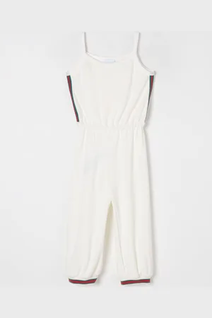 Gucci Tuta lunga in cotone Web