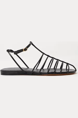 Proenza Schouler Sandalo Tee Cage in pelle