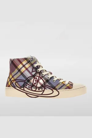 Vivienne Westwood Sneakers Plimsoll in canvas stampa check