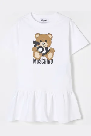 Moschino Abito in cotone Teddy Toy