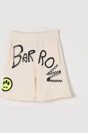 BARROW Shorts sportivi in cotone con maxi logo