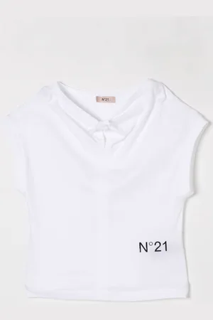 Nº21 T-shirt in cotone con logo