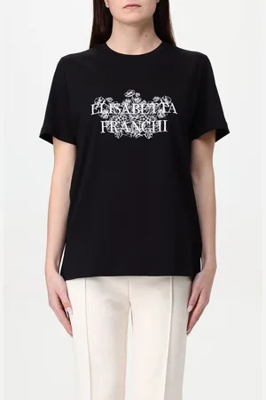 Elisabetta Franchi T-shirt in cotone con logo