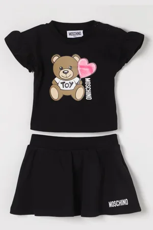 Moschino Coordinato in cotone Teddy Toy