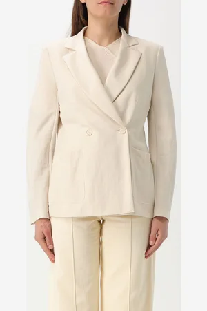 Harris Wharf London Blazer doppiopetto in misto viscosa