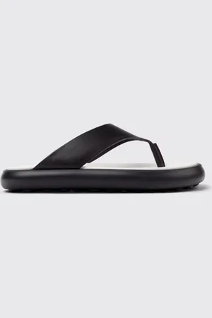 Camper Infradito Twins Flota in pelle