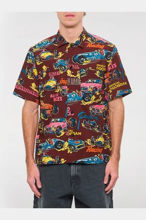 SACAI Camicia in misto cotone stampato
