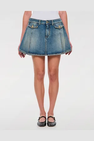 Alexander McQueen Gonna McQueen in denim