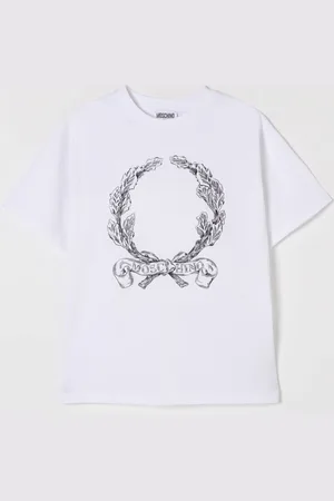 Moschino T-shirt in cotone con stemma