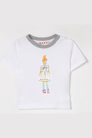 Marni T-shirt in cotone con stampa grafica