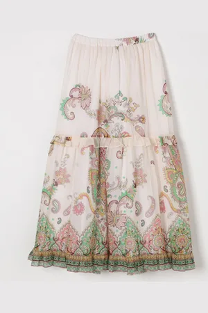 Etro Gonna in cotone e seta paisley
