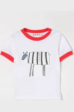 Marni T-shirt in cotone con stampa grafica