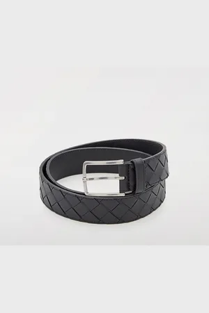 Bottega Veneta Cintura in pelle intrecciata