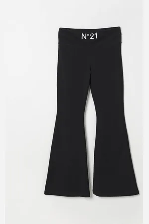 Nº21 Leggings in cotone stretch con logo