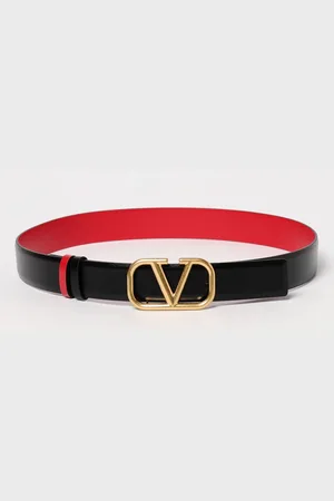 VALENTINO GARAVANI Cintura VLogo Signature reversibile in pelle