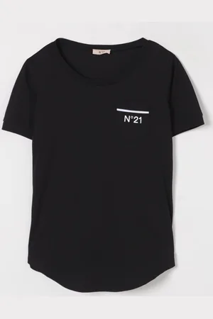 Nº21 T-shirt in cotone con mini logo