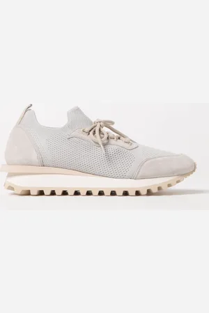 ELEVENTY Sneakers in camoscio e maglia stretch