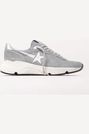 Golden Goose Sneakers Running Sole in camoscio e mesh