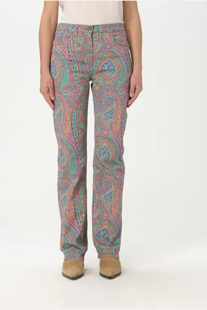 Etro Jeans in denim stampato