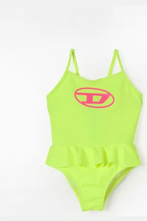 Diesel Costume da bagno intero in nylon con logo Oval D