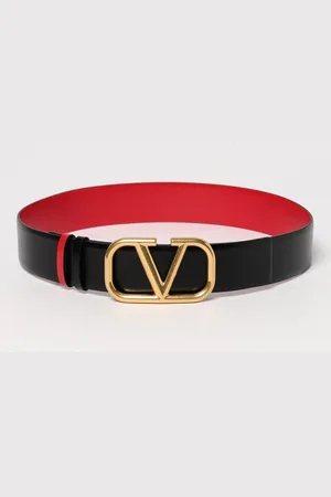VALENTINO GARAVANI Cintura VLogo Signature reversibile in pelle
