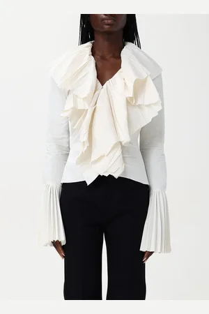 Alexander McQueen Blusa in viscosa