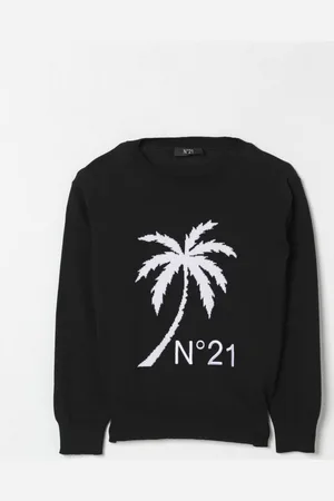 Nº21 Maglione a girocollo con maxi logo