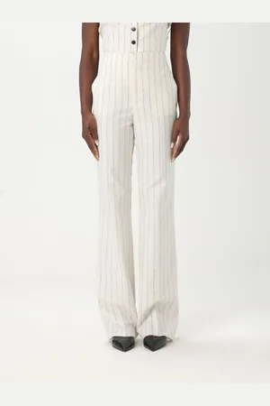 TAGLIATORE Pantalone in misto lino a righe