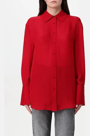 ANINE BING Camicia in seta e viscosa