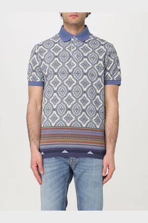Etro Polo in cotone stampato
