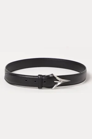MUGLER Cintura Spiky in pelle