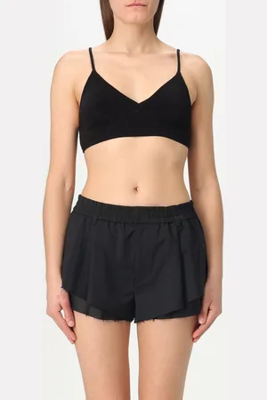 Norma Kamali Top crop in poliestere