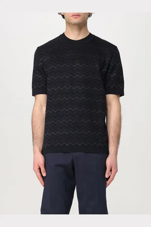 Missoni T-shirt in cotone con motivo zig-zag