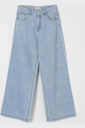 MISS BLUMARINE Jeans in con monogram